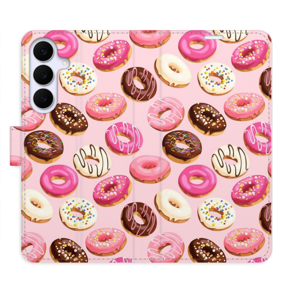Flipové puzdro iSaprio - Donuts Pattern 03 - Samsung Galaxy S25 FE