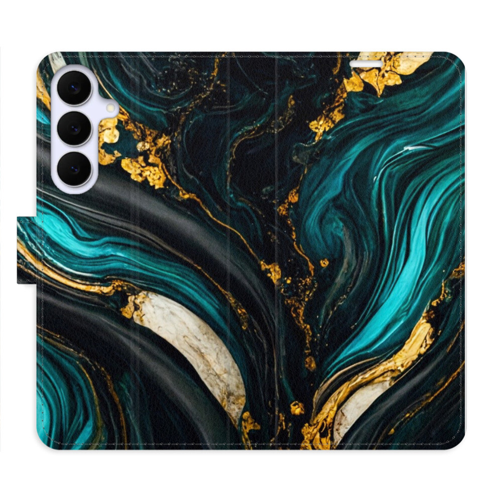 Flipové puzdro iSaprio - Dark Paint - Samsung Galaxy S25 FE