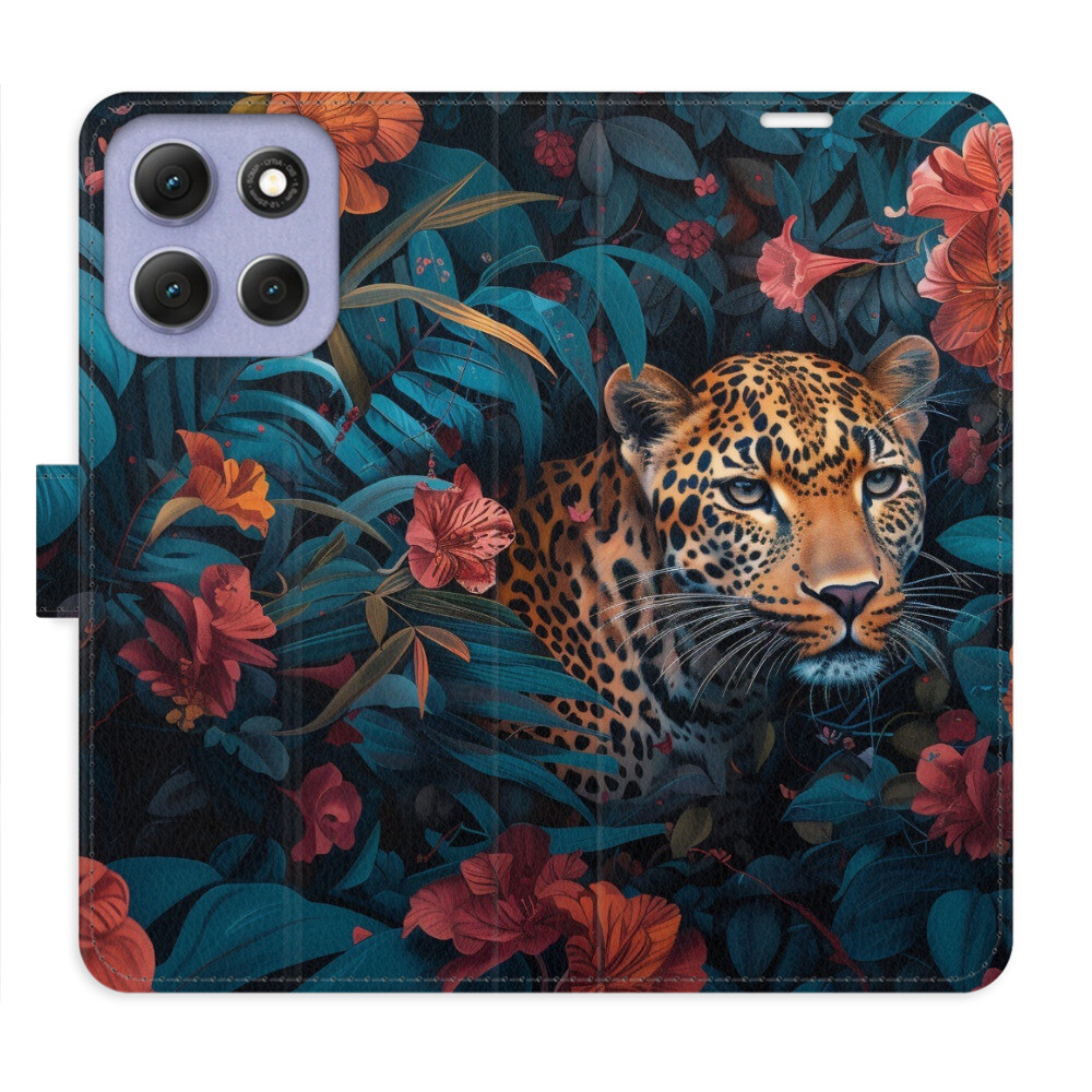 Flipové puzdro iSaprio - Flower Jaguar 02 - Motorola Moto G86 5G