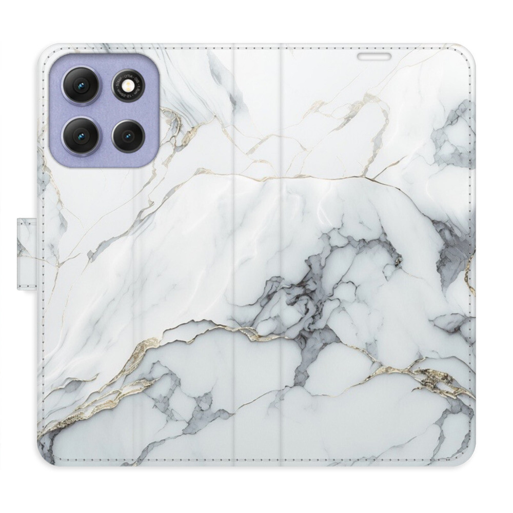 Flipové puzdro iSaprio - SilverMarble 15 - Motorola Moto G86 5G