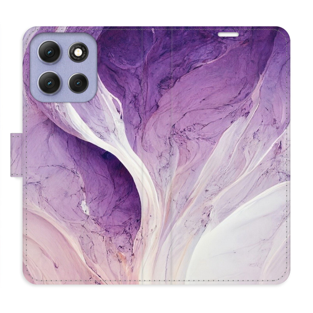 Flipové puzdro iSaprio - Purple Paint - Motorola Moto G86 5G