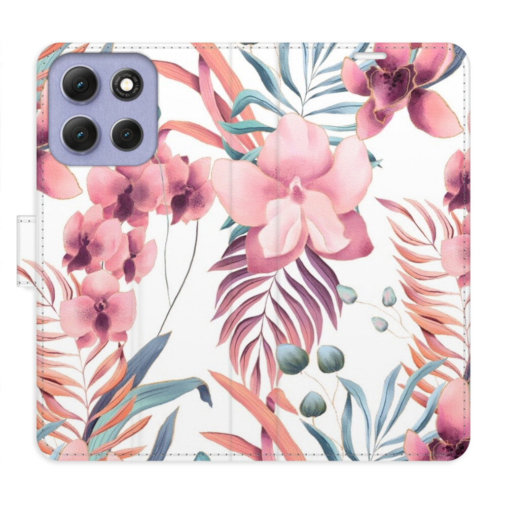 Flipové puzdro iSaprio - Pink Flowers 02 - Motorola Moto G86 5G