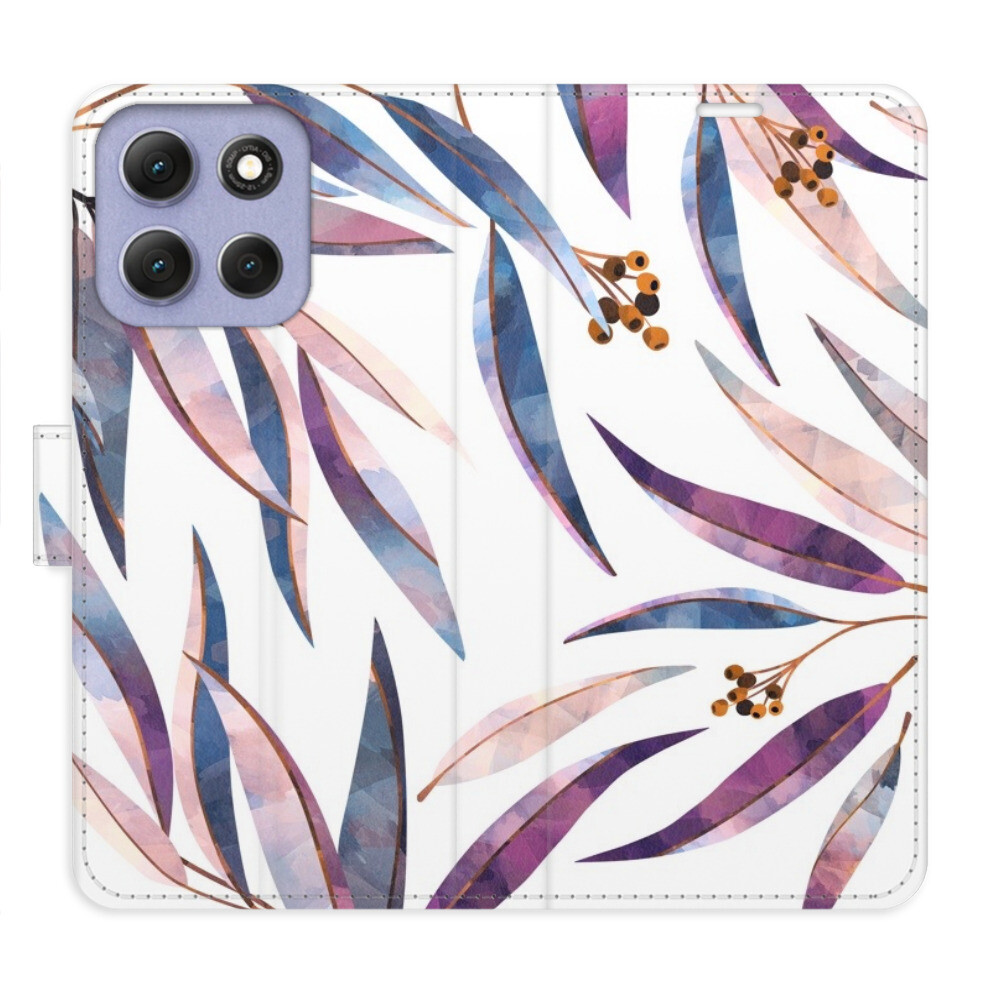 Flipové puzdro iSaprio - Ornamental Leaves - Motorola Moto G86 5G