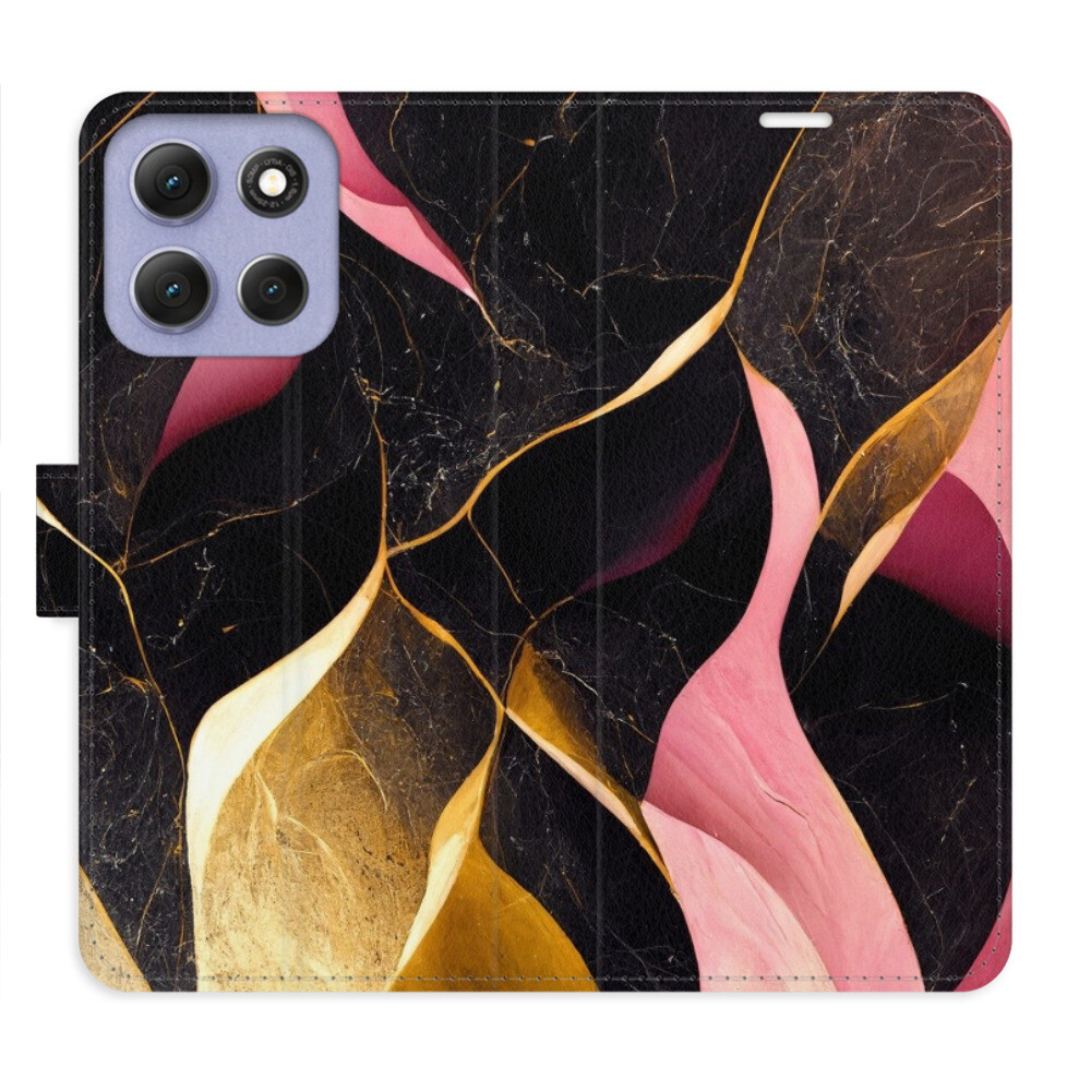 Flipové puzdro iSaprio - Gold Pink Marble 02 - Motorola Moto G86 5G