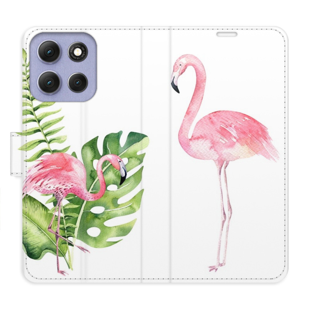 Flipové puzdro iSaprio - Flamingos - Motorola Moto G86 5G