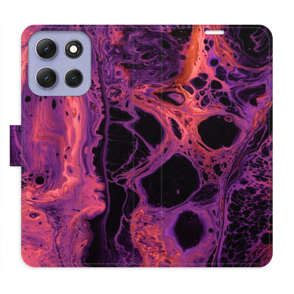 Flipové puzdro iSaprio - Abstract Dark 02 - Motorola Moto G86 5G