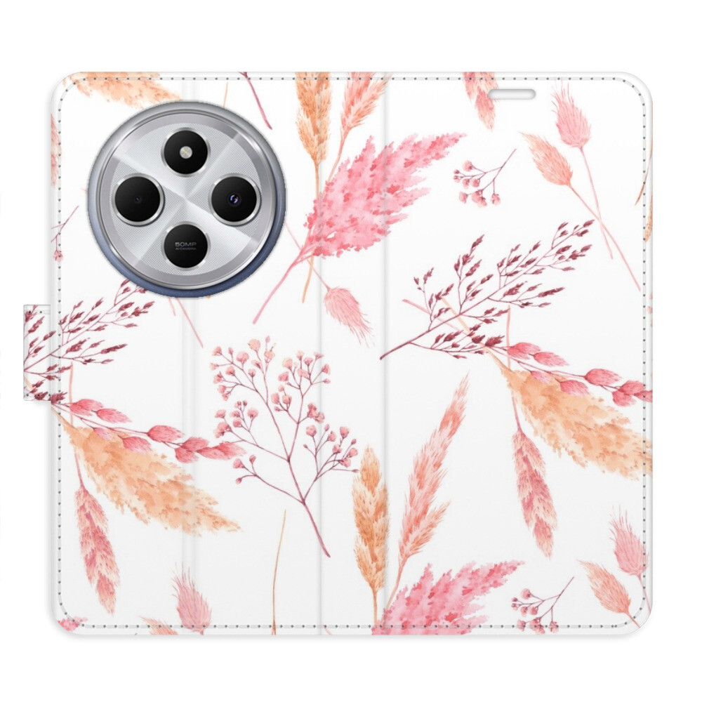 Flipové puzdro iSaprio - Ornamental Flowers - Xiaomi Redmi 14C / Poco C75