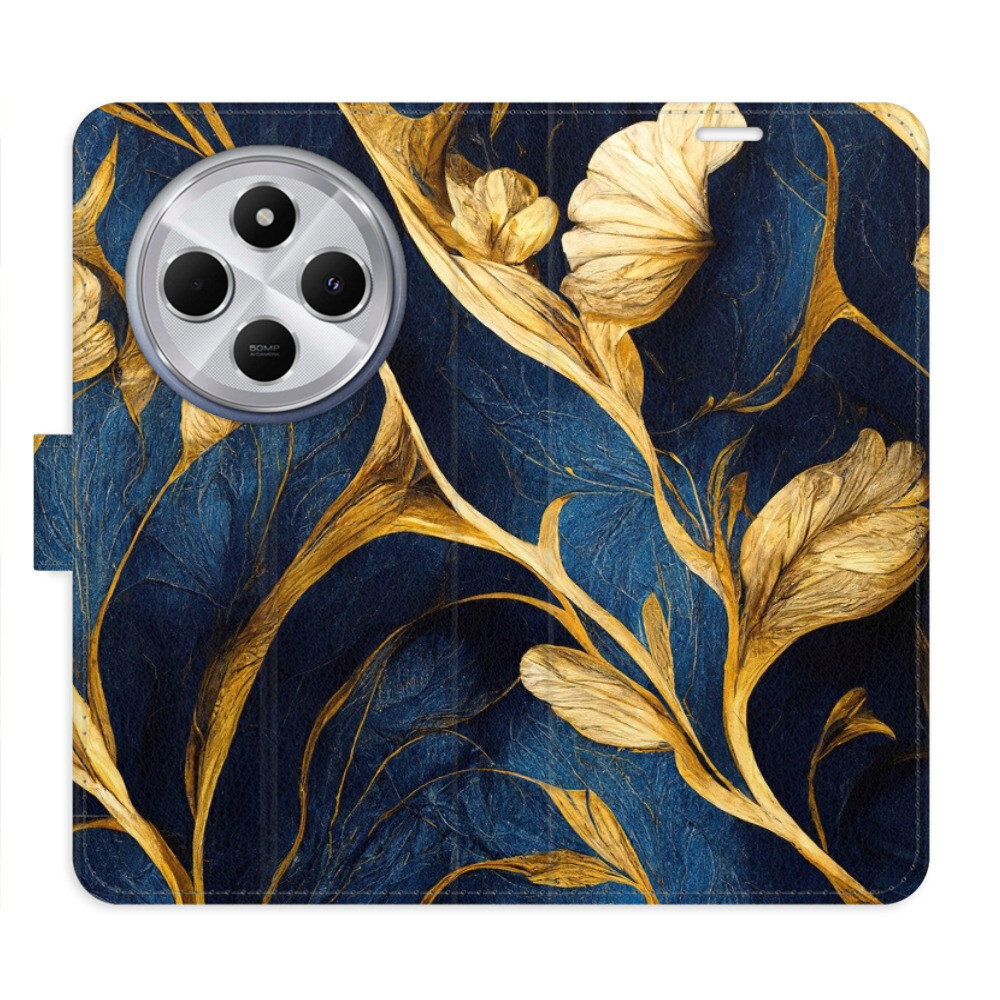 Flipové puzdro iSaprio - GoldBlue - Xiaomi Redmi 14C / Poco C75