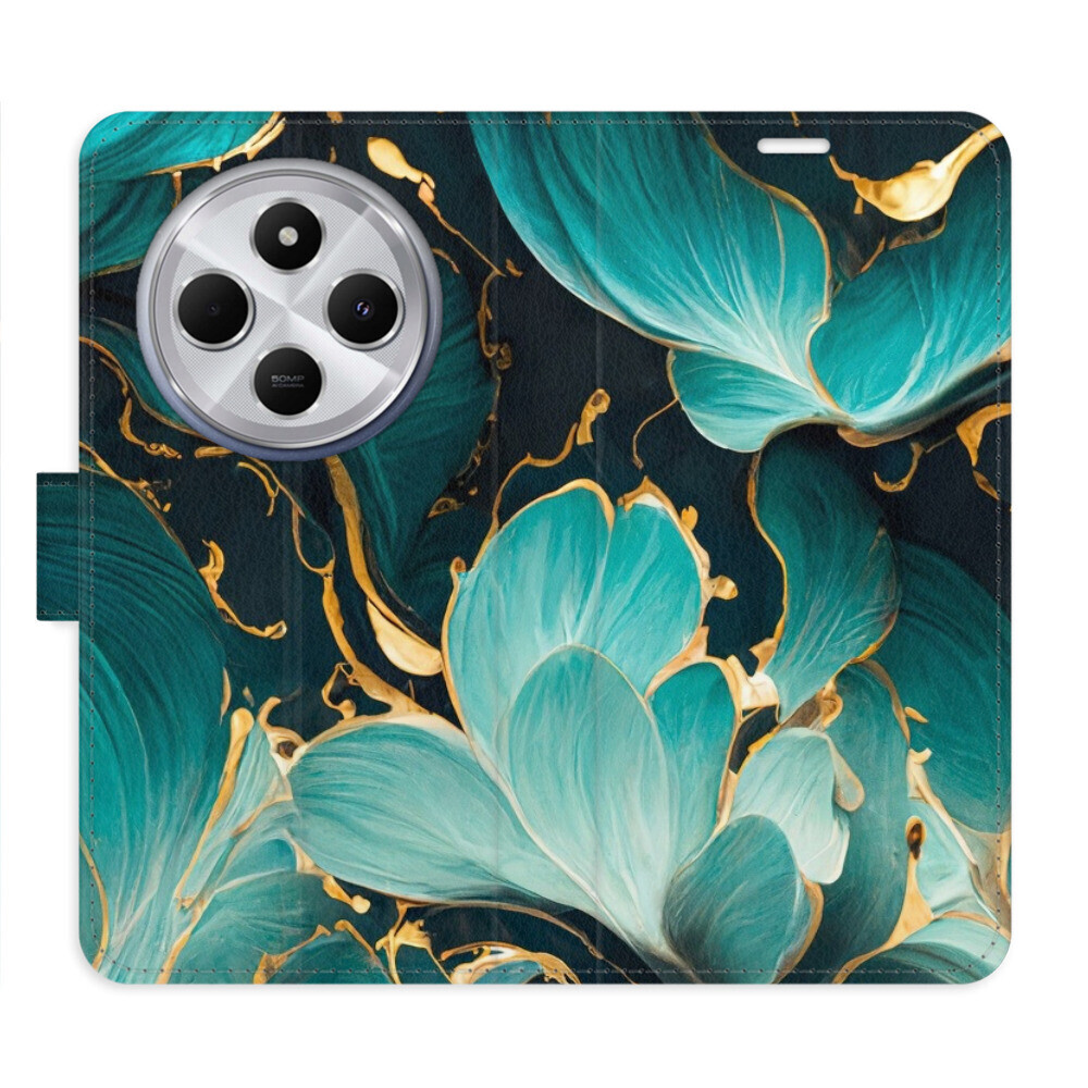 Flipové puzdro iSaprio - Blue Flowers 02 - Xiaomi Redmi 14C / Poco C75