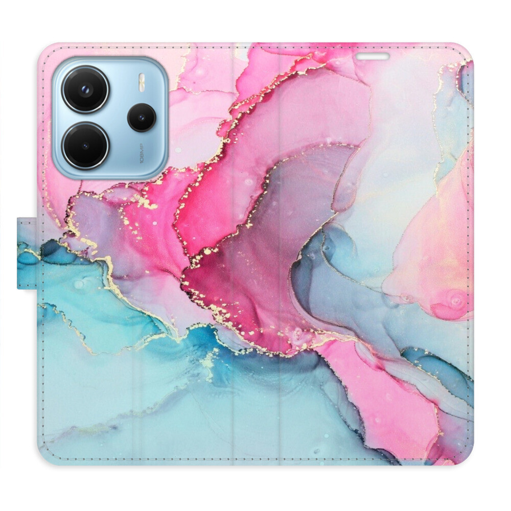 Flipové puzdro iSaprio - PinkBlue Marble - Xiaomi Redmi Note 14