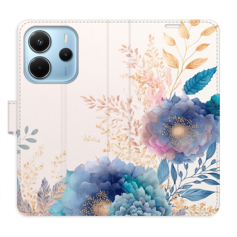 Flipové puzdro iSaprio - Ornamental Flowers 03 - Xiaomi Redmi Note 14