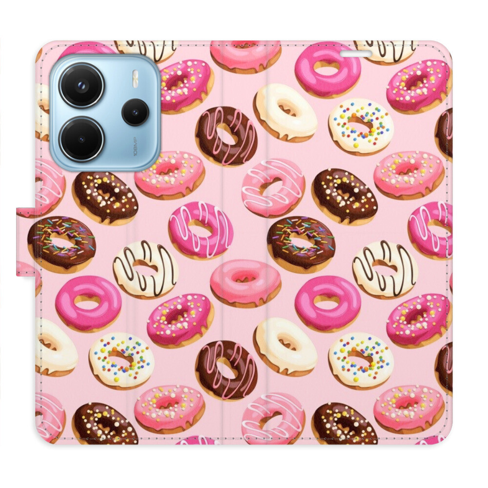 Flipové puzdro iSaprio - Donuts Pattern 03 - Xiaomi Redmi Note 14