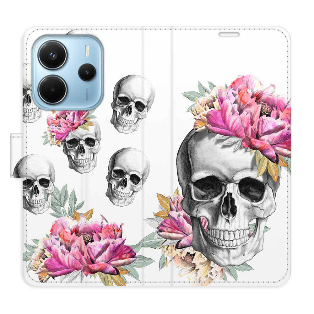 Flipové puzdro iSaprio - Crazy Skull - Xiaomi Redmi Note 14