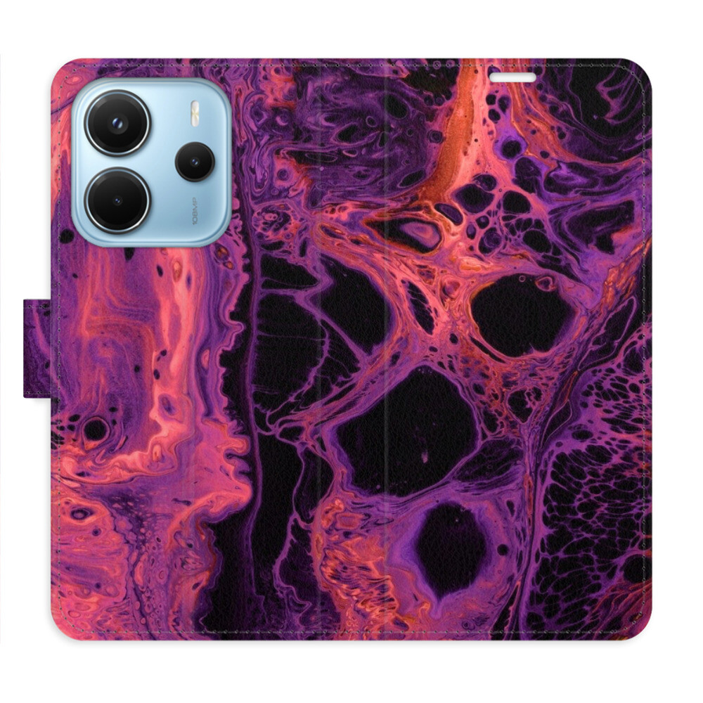 Flipové puzdro iSaprio - Abstract Dark 02 - Xiaomi Redmi Note 14