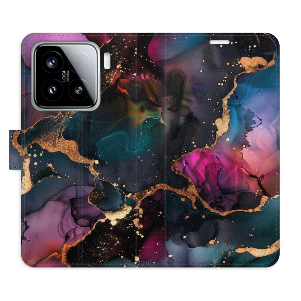 Flipové puzdro iSaprio - Dark Marble - Xiaomi 15