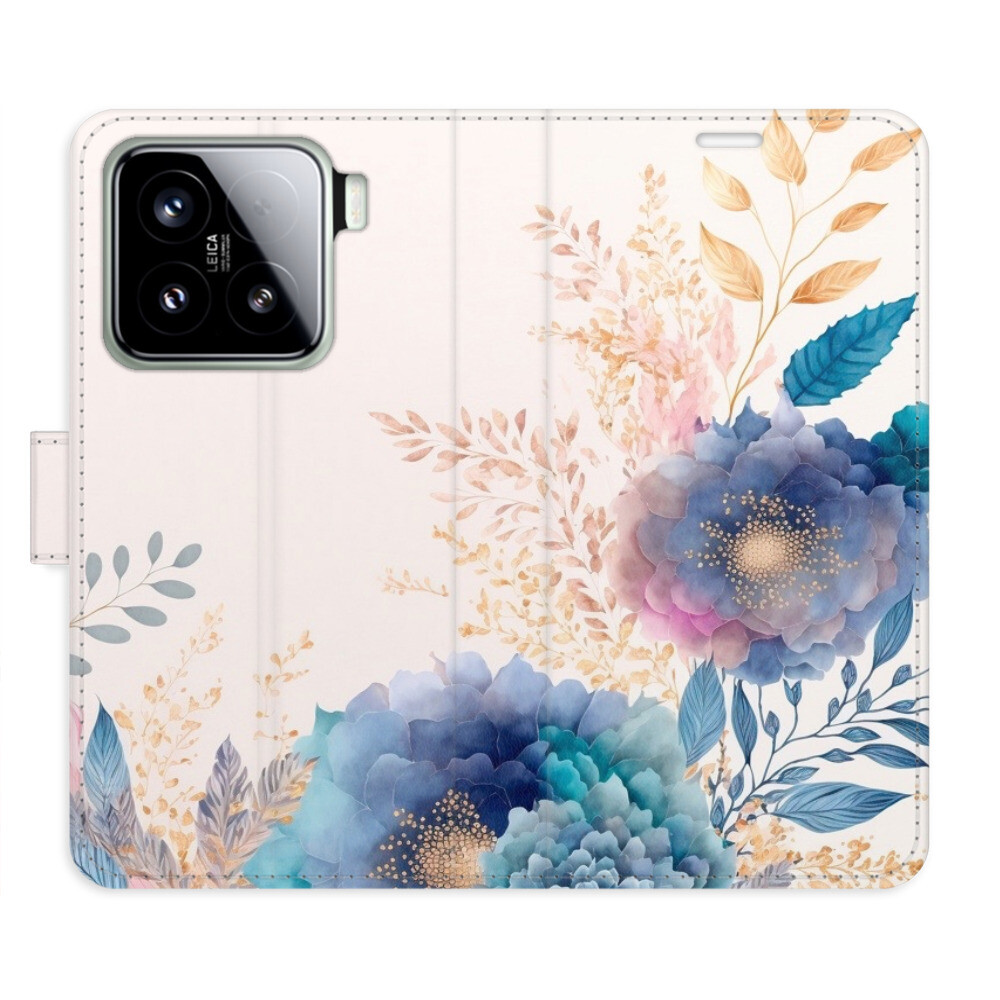 Flipové puzdro iSaprio - Ornamental Flowers 03 - Xiaomi 15