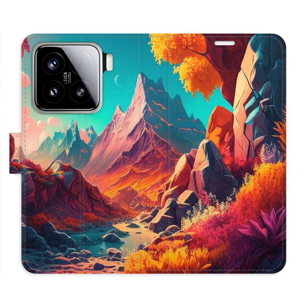 Flipové puzdro iSaprio - Colorful Mountains - Xiaomi 15