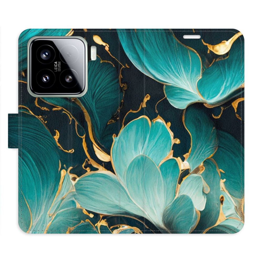 Flipové puzdro iSaprio - Blue Flowers 02 - Xiaomi 15