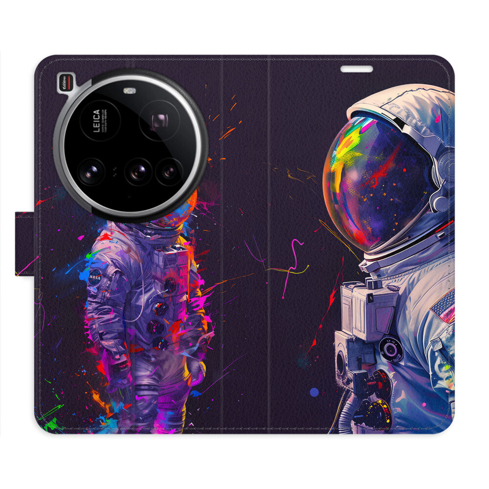 Flipové puzdro iSaprio - Neon Astronaut 02 - Xiaomi 15 Ultra