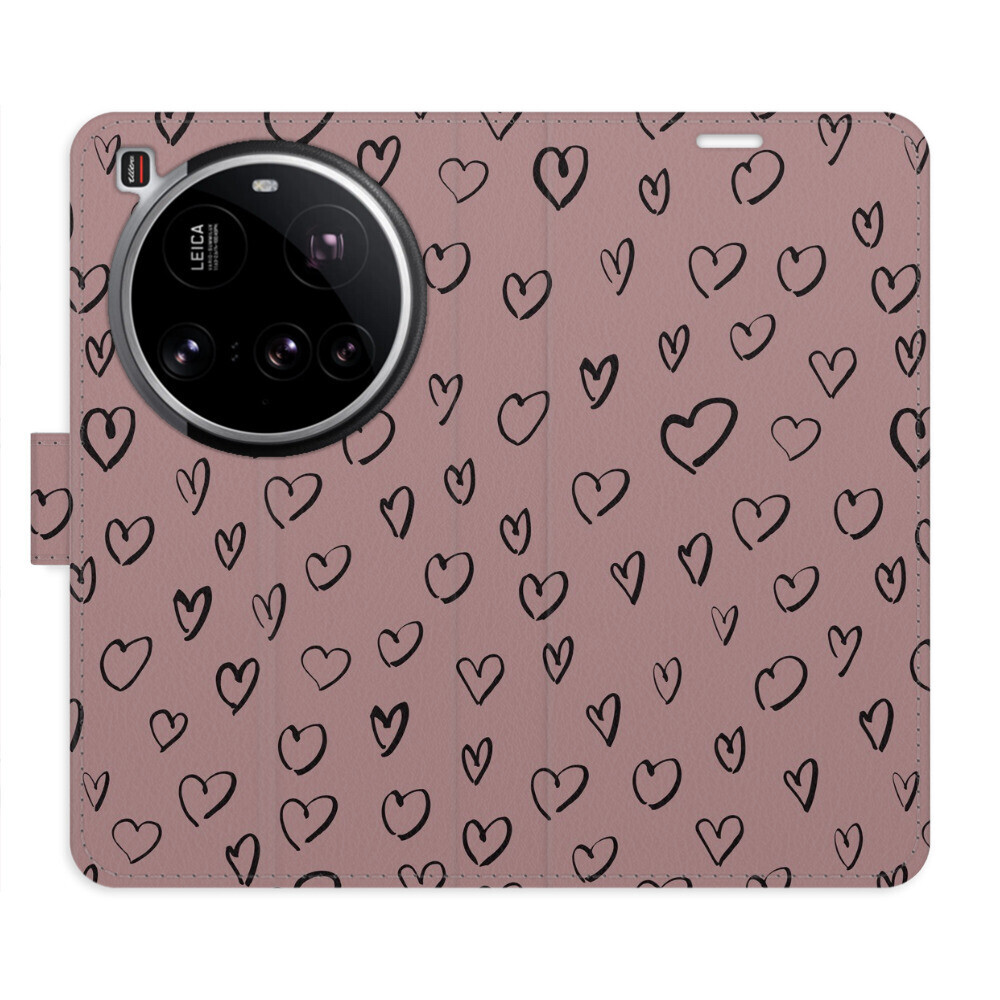 Flipové puzdro iSaprio - Heart Dark 02 - Xiaomi 15 Ultra