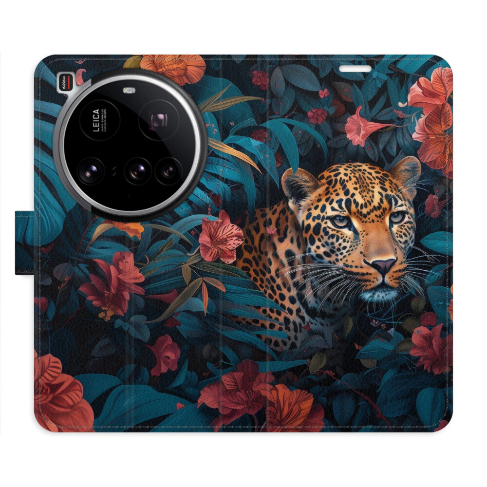Flipové puzdro iSaprio - Flower Jaguar 02 - Xiaomi 15 Ultra
