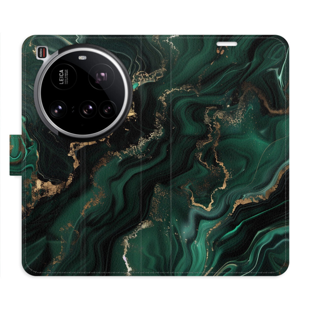 Flipové puzdro iSaprio - Emerald 02 - Xiaomi 15 Ultra