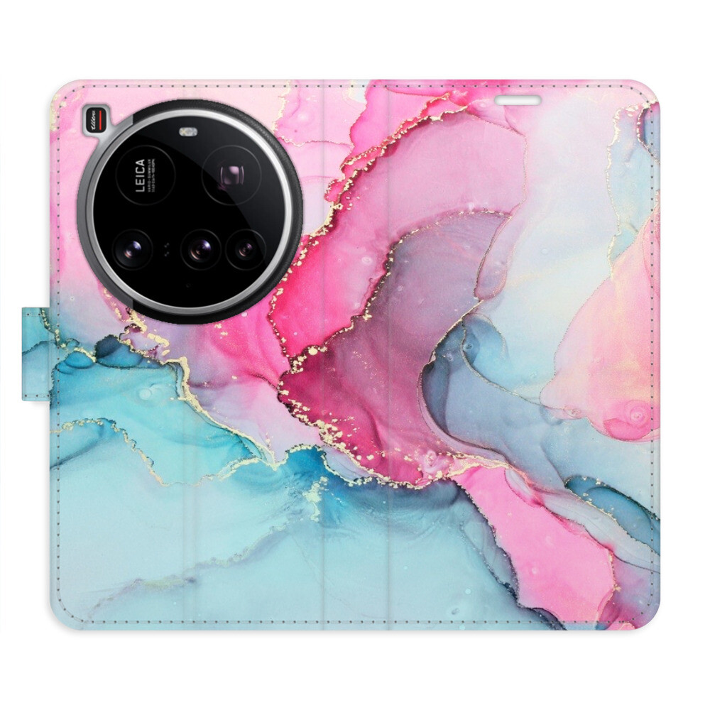 Flipové puzdro iSaprio - PinkBlue Marble - Xiaomi 15 Ultra