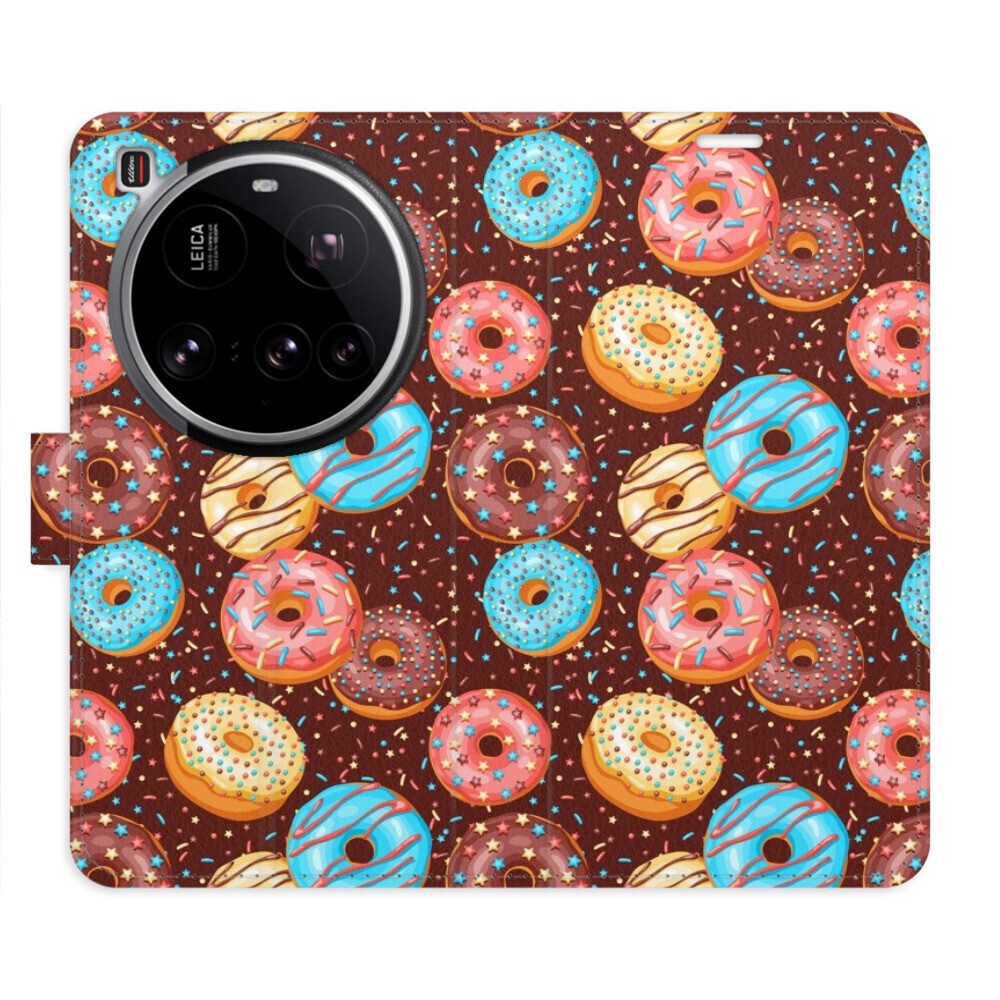 Flipové puzdro iSaprio - Donuts Pattern - Xiaomi 15 Ultra