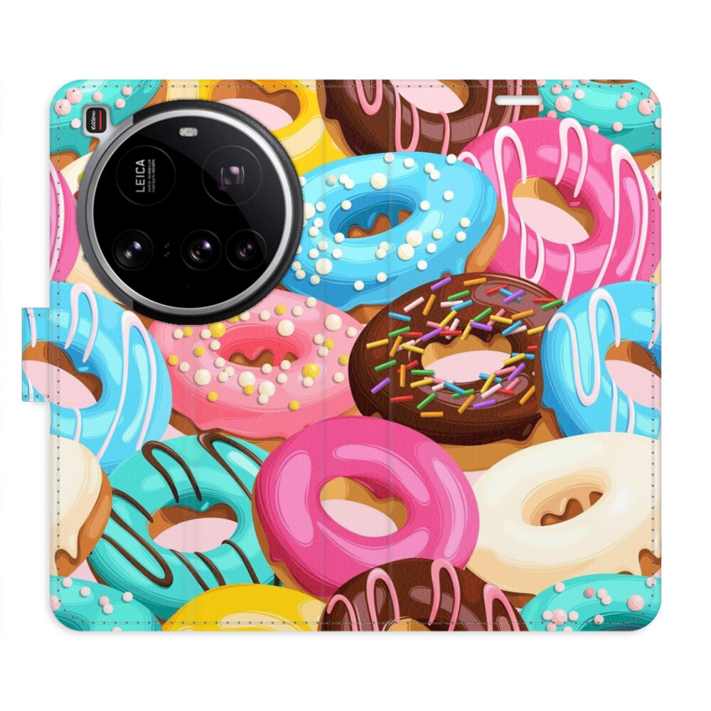 Flipové puzdro iSaprio - Donuts Pattern 02 - Xiaomi 15 Ultra