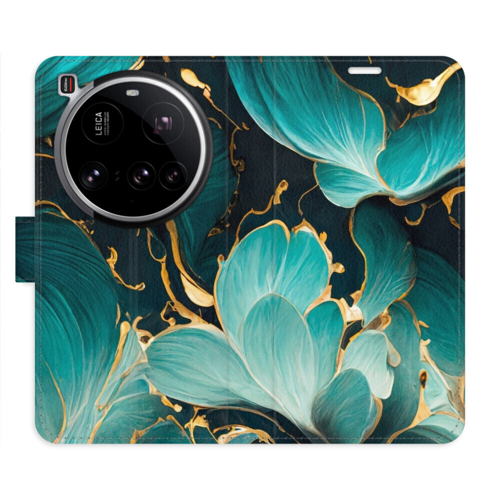 Flipové puzdro iSaprio - Blue Flowers 02 - Xiaomi 15 Ultra