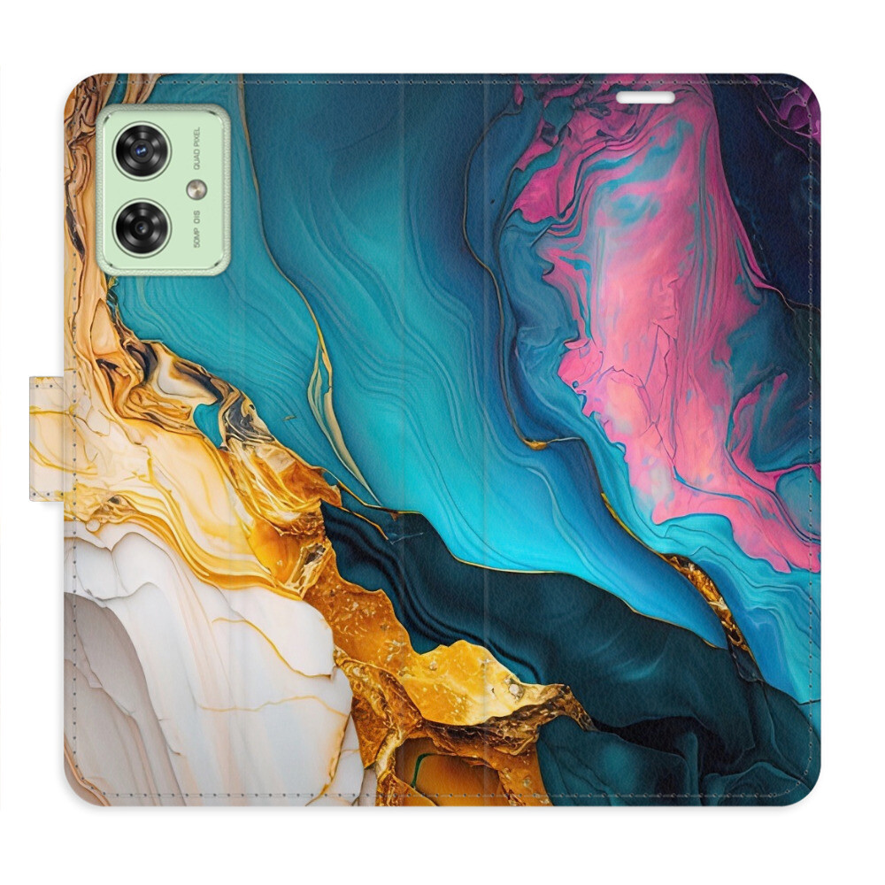 Flipové puzdro iSaprio - Colourful Marble - Motorola Moto G54 5G / G54 5G Power Edition