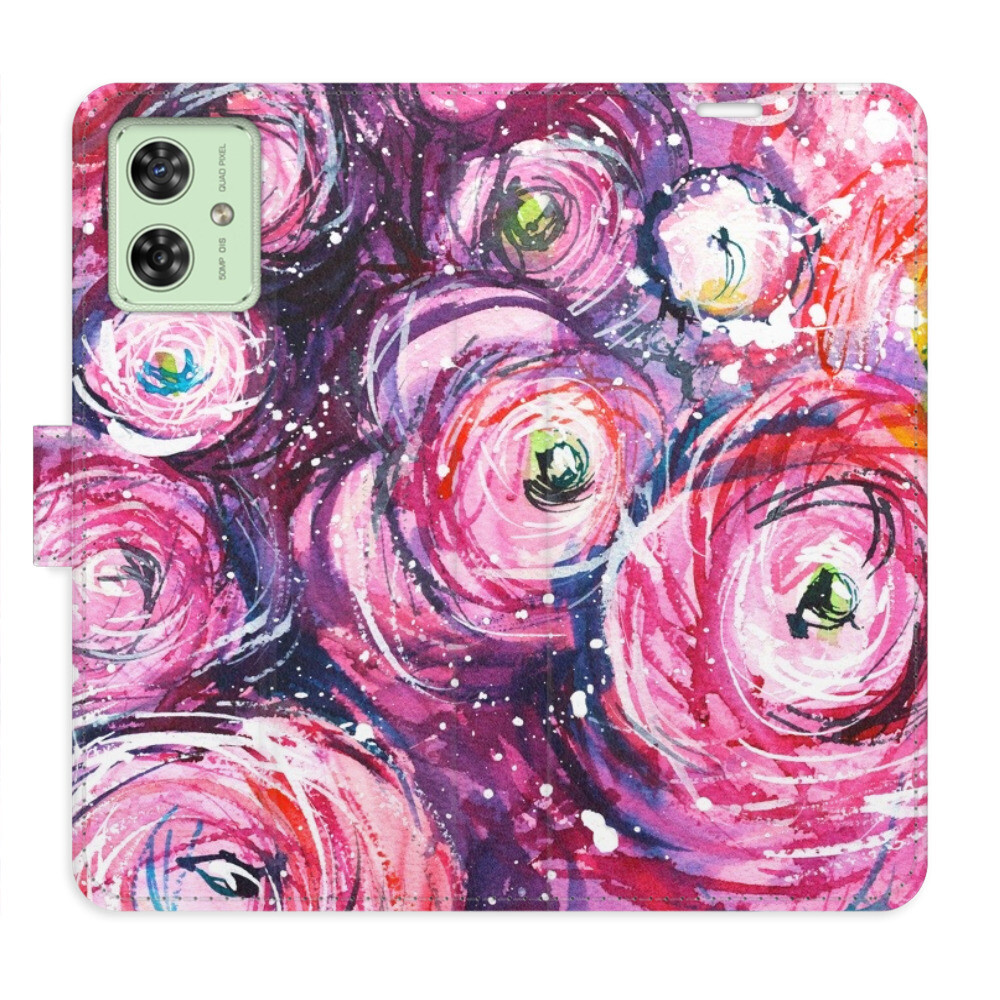 Flipové puzdro iSaprio - Retro Paint 02 - Motorola Moto G54 5G / G54 5G Power Edition