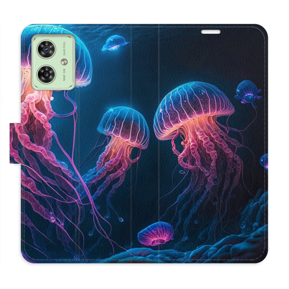 Flipové puzdro iSaprio - Jellyfish - Motorola Moto G54 5G / G54 5G Power Edition