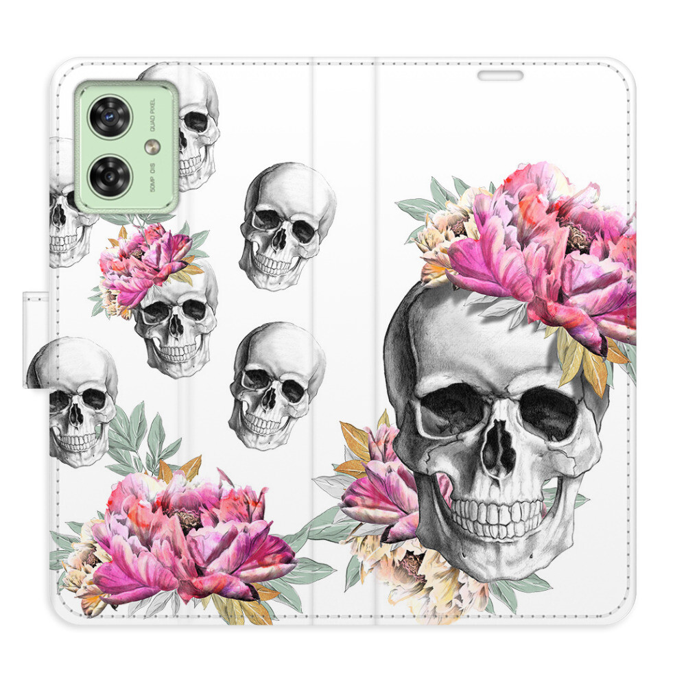 Flipové puzdro iSaprio - Crazy Skull - Motorola Moto G54 5G / G54 5G Power Edition