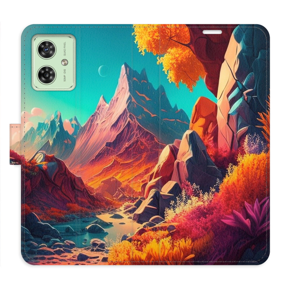 Flipové puzdro iSaprio - Colorful Mountains - Motorola Moto G54 5G / G54 5G Power Edition