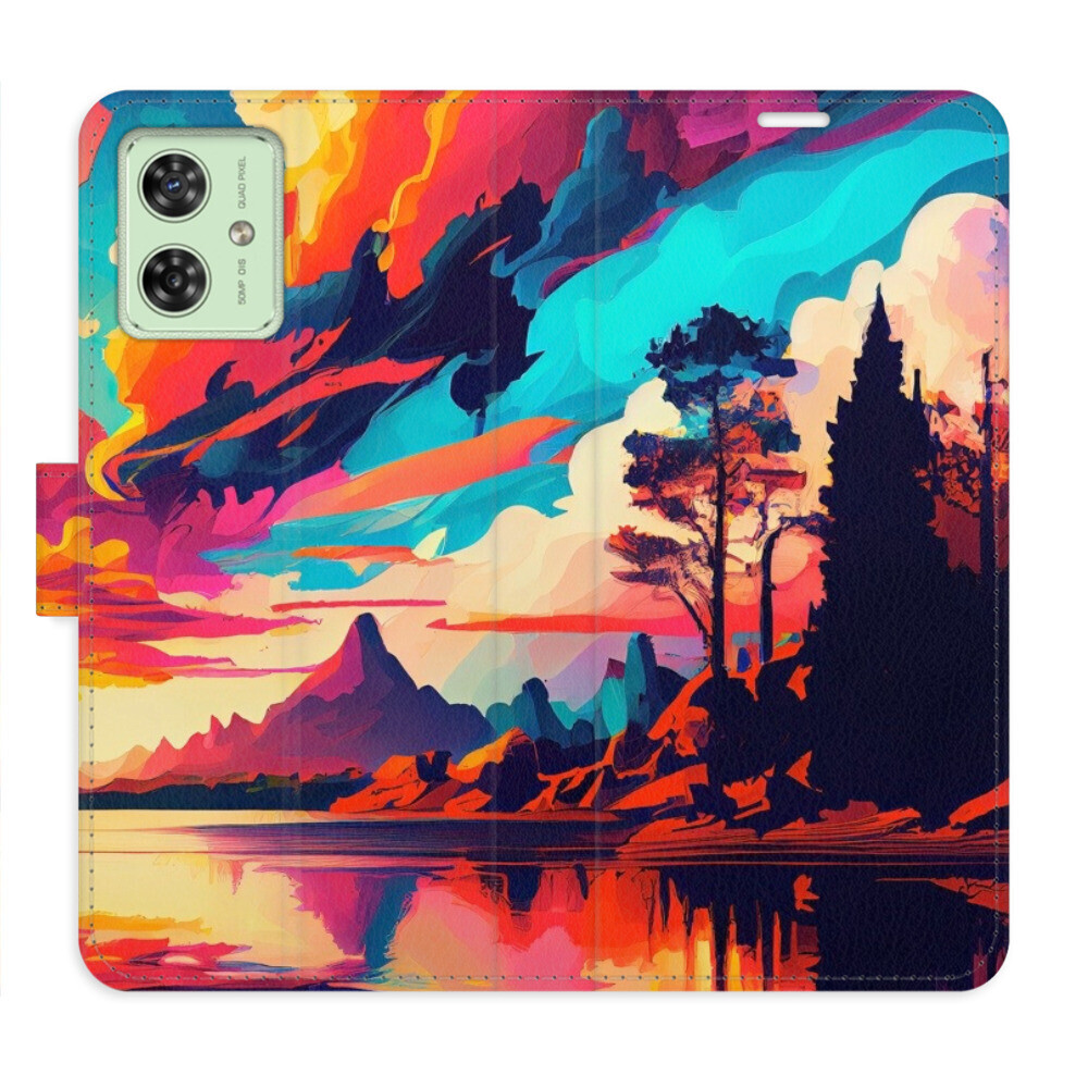 Flipové puzdro iSaprio - Colorful Mountains 02 - Motorola Moto G54 5G / G54 5G Power Edition