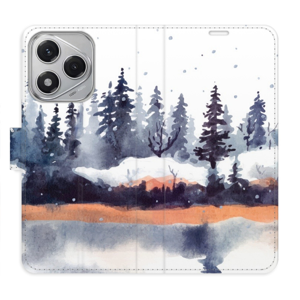 Flipové puzdro iSaprio - Winter 02 - Honor 400 Lite