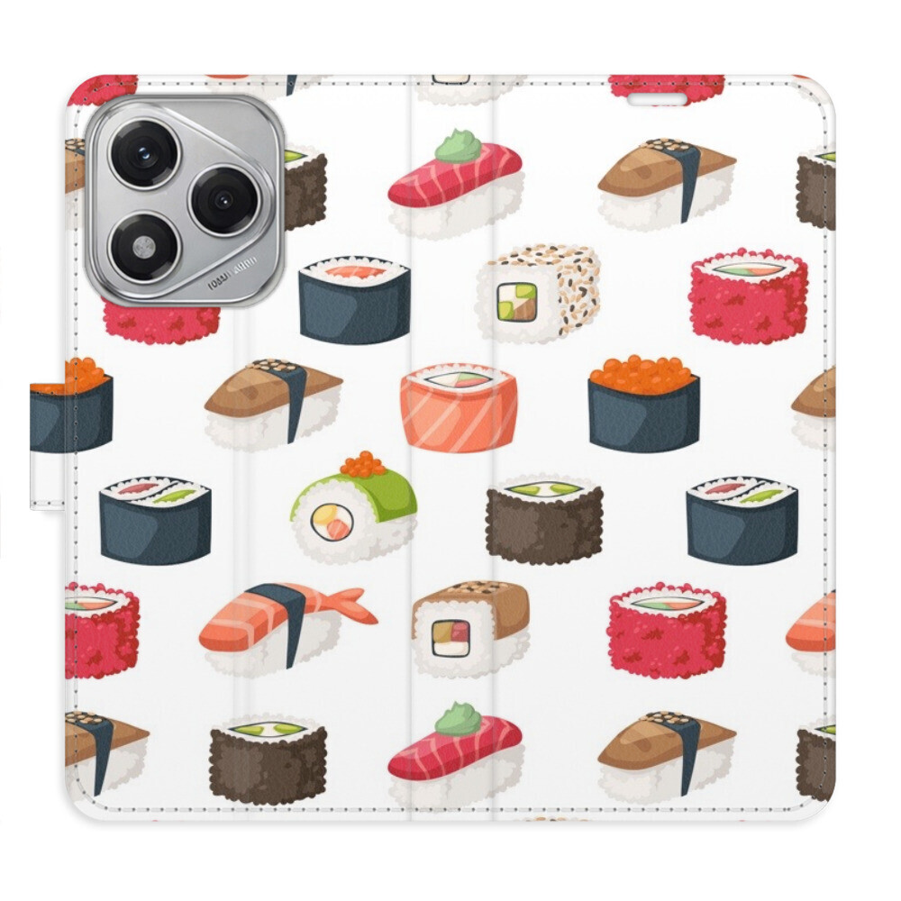 Flipové puzdro iSaprio - Sushi Pattern 02 - Honor 400 Lite