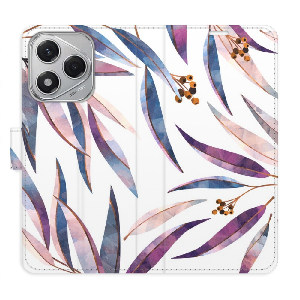 Flipové puzdro iSaprio - Ornamental Leaves - Honor 400 Lite