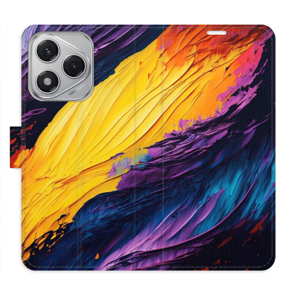 Flipové puzdro iSaprio - Fire Paint - Honor 400 Lite