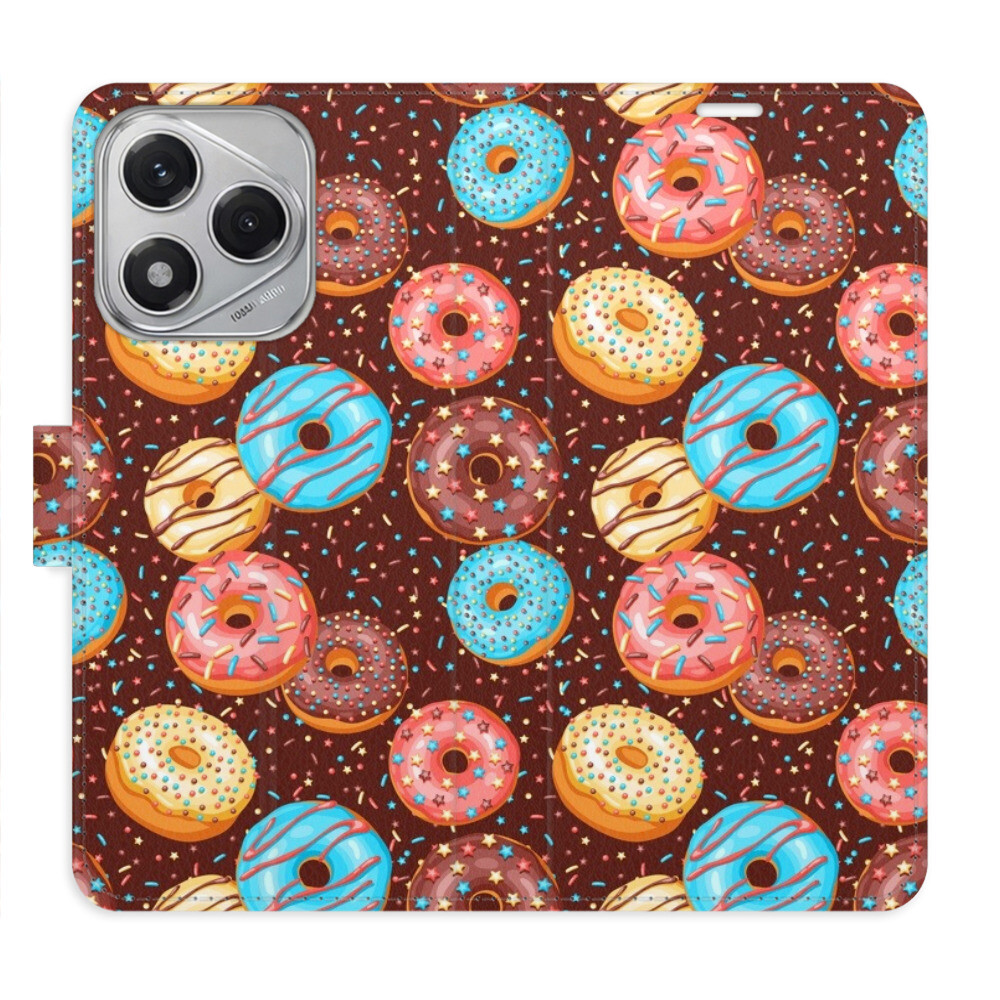 Flipové puzdro iSaprio - Donuts Pattern - Honor 400 Lite