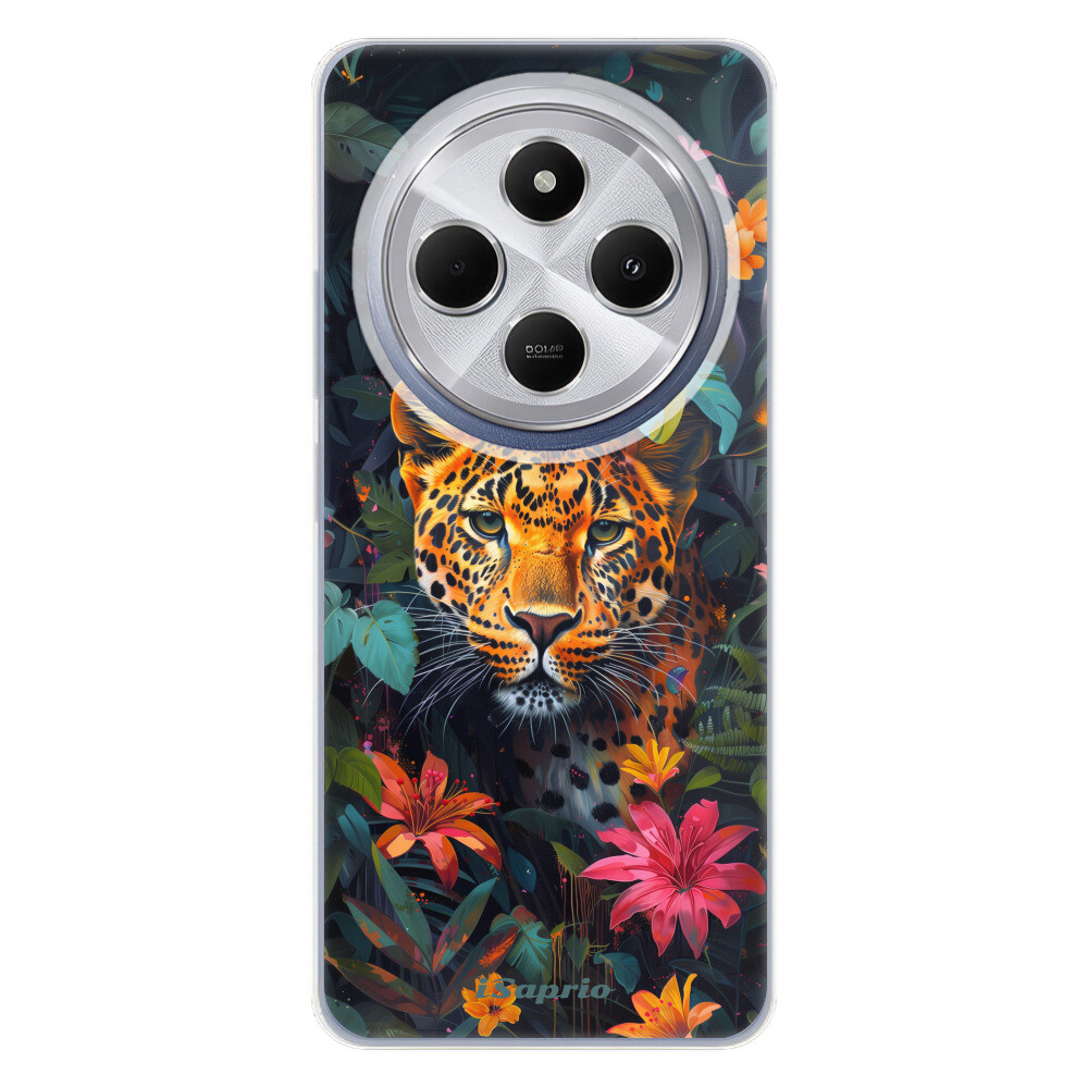 Odolné silikónové puzdro iSaprio - Flower Jaguar - Xiaomi Redmi 14C / Poco C75