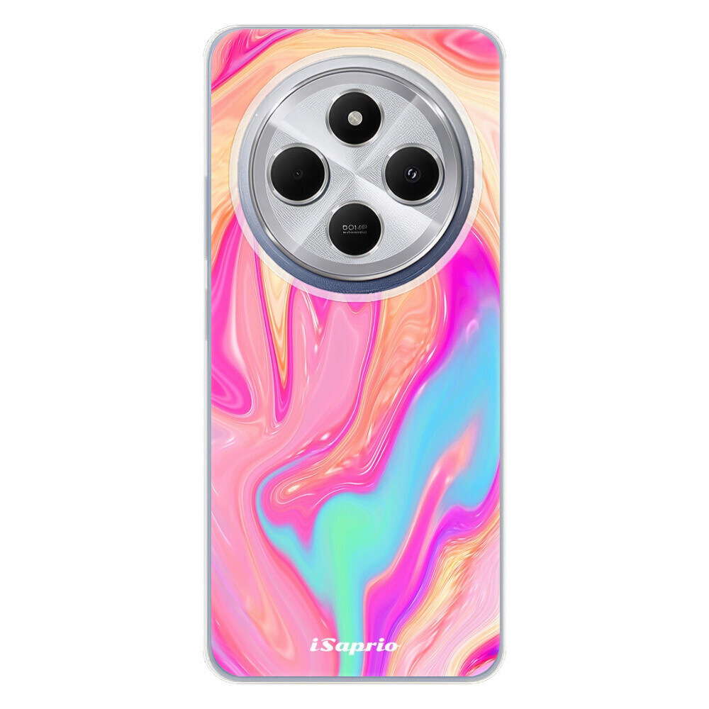 Odolné silikónové puzdro iSaprio - Orange Liquid - Xiaomi Redmi 14C / Poco C75