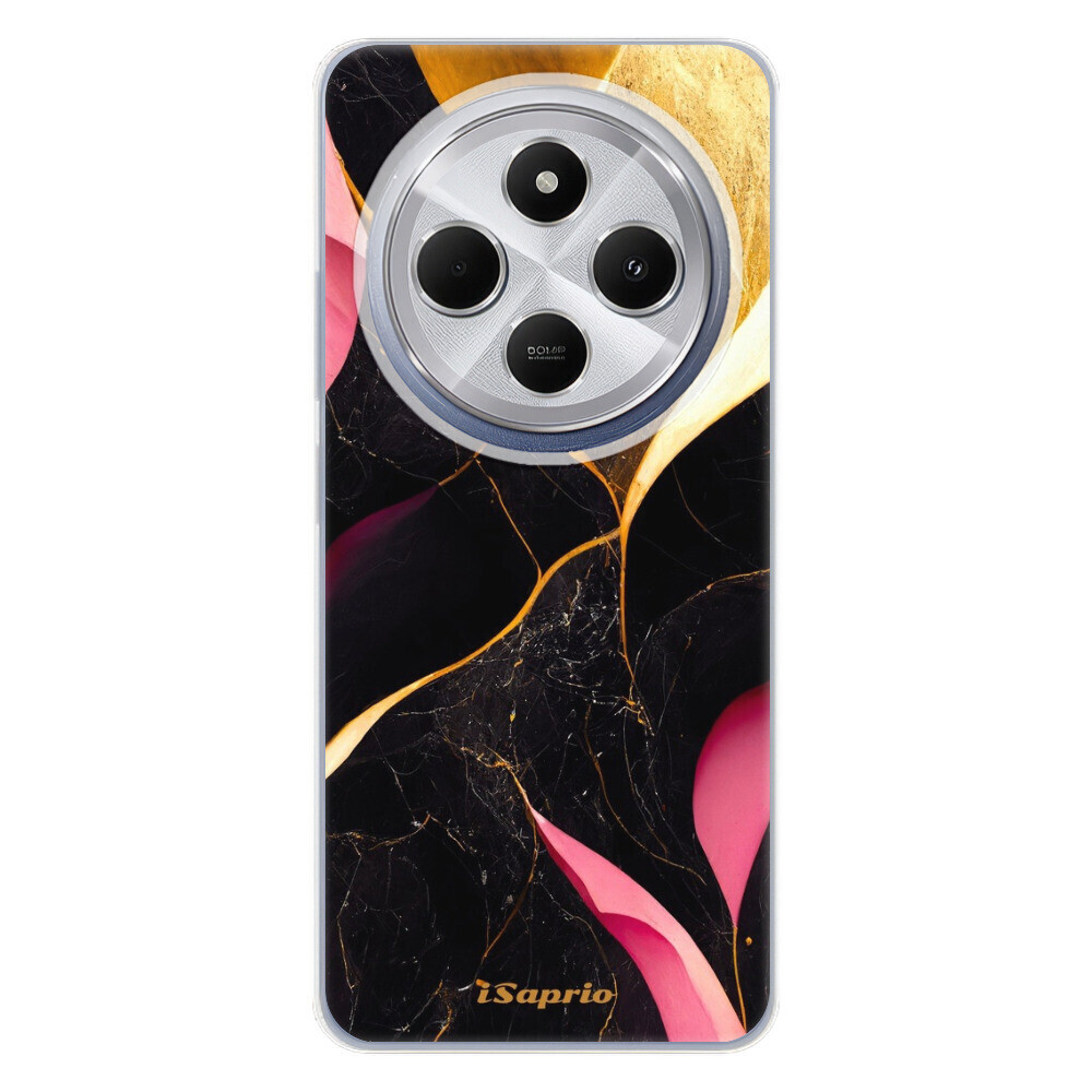 Odolné silikónové puzdro iSaprio - Gold Pink Marble - Xiaomi Redmi 14C / Poco C75
