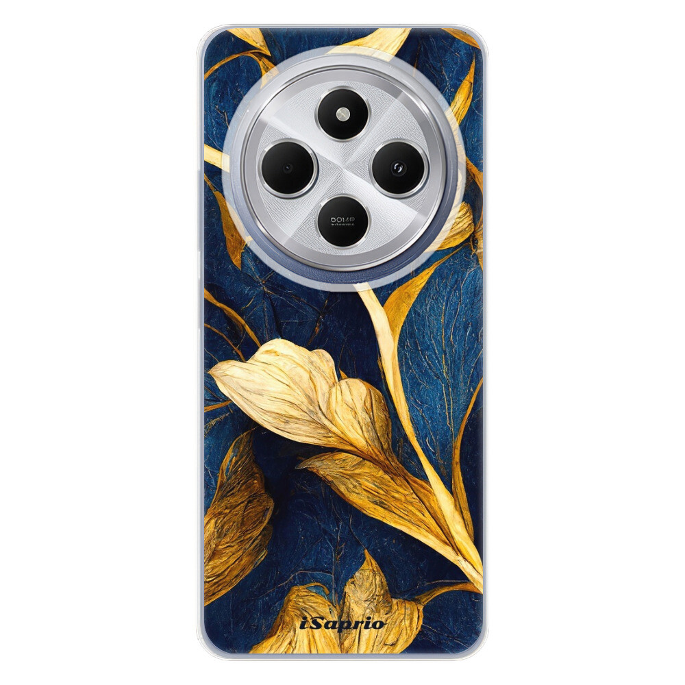 Odolné silikónové puzdro iSaprio - Gold Leaves - Xiaomi Redmi 14C / Poco C75