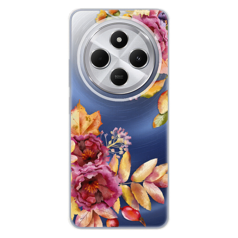 Odolné silikónové puzdro iSaprio - Fall Flowers - Xiaomi Redmi 14C / Poco C75