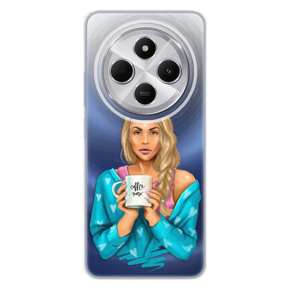 Odolné silikónové puzdro iSaprio - Coffe Now - Blond - Xiaomi Redmi 14C / Poco C75