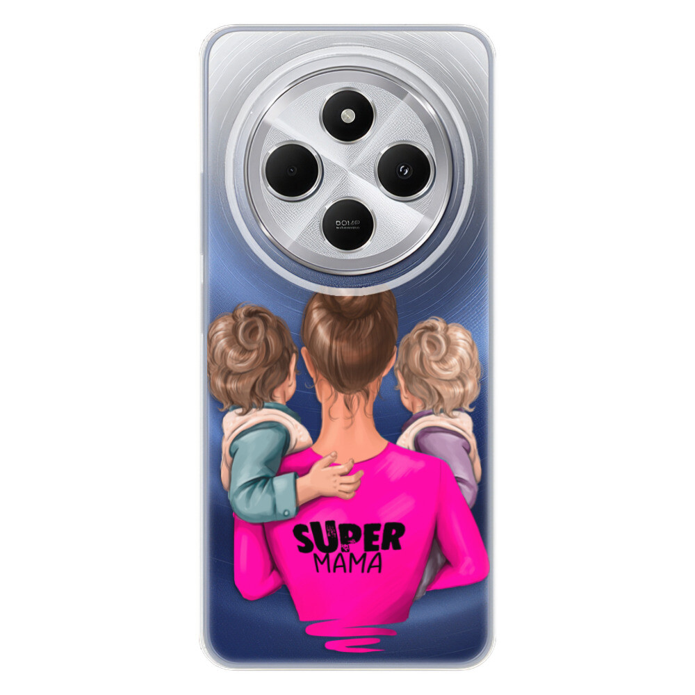 Odolné silikónové puzdro iSaprio - Super Mama - Two Boys - Xiaomi Redmi 14C / Poco C75