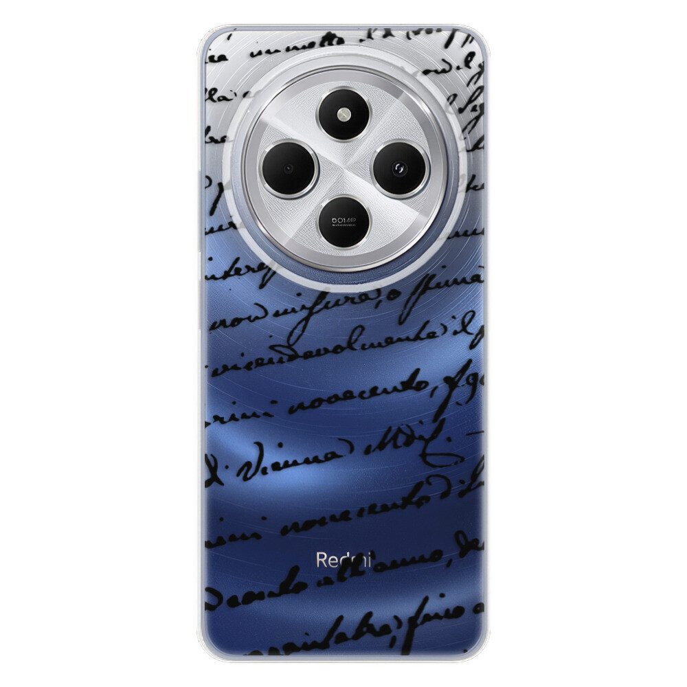 Odolné silikónové puzdro iSaprio - Handwriting 01 - black - Xiaomi Redmi 14C / Poco C75