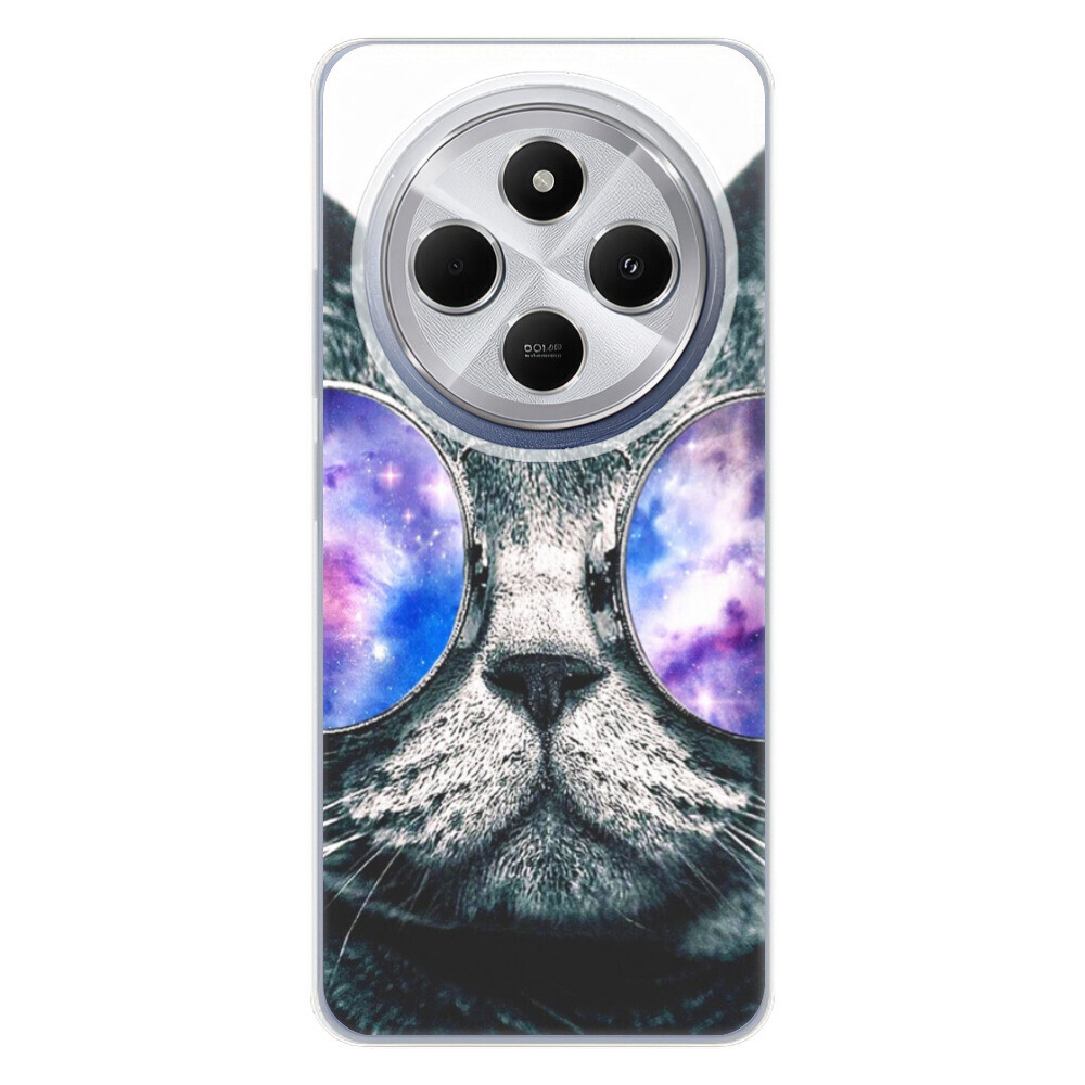 Odolné silikónové puzdro iSaprio - Galaxy Cat - Xiaomi Redmi 14C / Poco C75